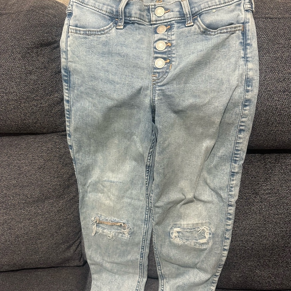 Abercrombie Kids Light Blue Boyfriend Jeans